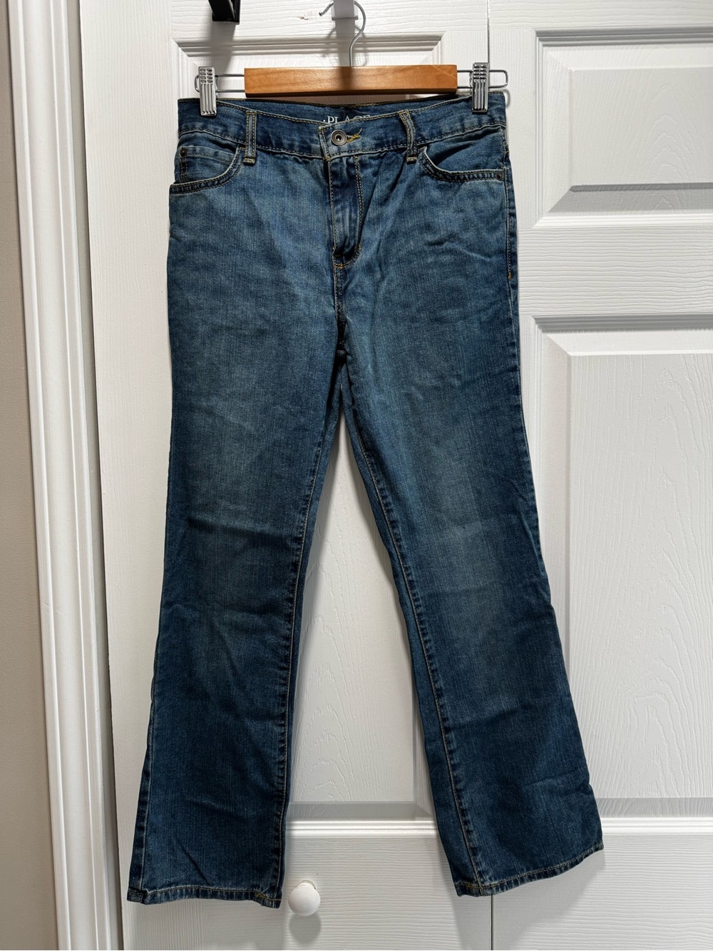 The Children's Place Dark Blue Bootcut Jeans for Kids